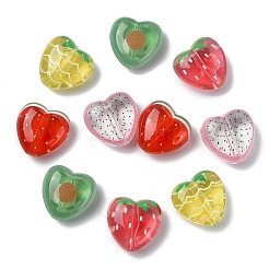 30Pcs 5 Colors Transparent Acrylic Beads&nbsp;MACR-CJ0002-44