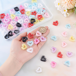 80Pcs 8 Colors Acrylic Beads&nbsp;OACR-ME0001-06