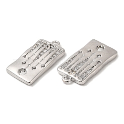 Brass Micro Pave Cubic Zirconia Pendants&nbsp;KK-C028-41P