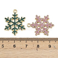 Christmas Alloy Enamel Pendants&nbsp;ENAM-G234-01F