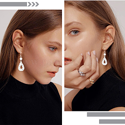 2 Colors 925 Sterling Silver Earring Hooks&nbsp;STER-BBC0006-24B