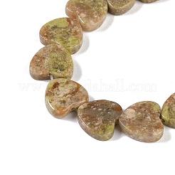 Natural Unakite Beads Strands&nbsp;G-K362-H01-01