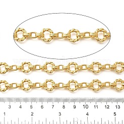 Twist Ring Brass Link Chains&nbsp;CHC-Q020-02G