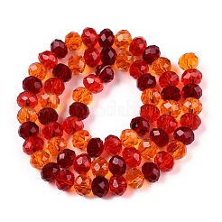 Transparent Glass Beads Strands&nbsp;X-GLAA-T023-08D