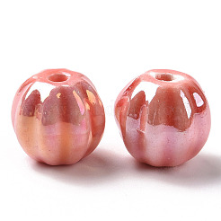 Handmade Pearlized Porcelain Beads&nbsp;PORC-G010-01F