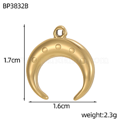 304 Stainless Steel Pendants&nbsp;SA-OY001-01G