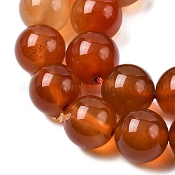 Natural Carnelian Beads Strands&nbsp;G-N0006-12mm-17