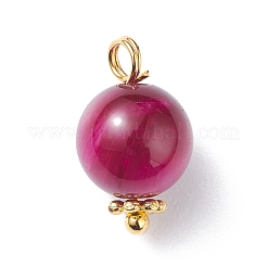 Natural Tiger Eye Charms&nbsp;PALLOY-JF01118