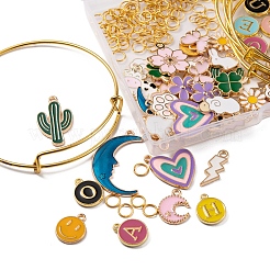 DIY Cute Charm Bangle Making Kit&nbsp;DIY-FS0003-60