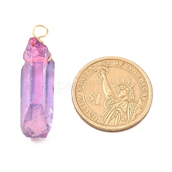 Natural Quartz Crystal Point Pendants&nbsp;PALLOY-JF01050