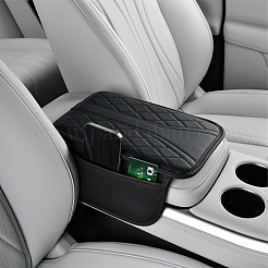 Rectangle Cowhide Car Center Console Cushion&nbsp;AJEW-CN0008-59