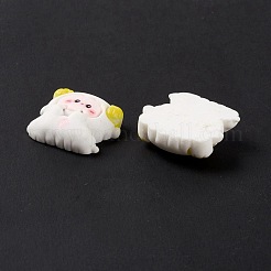 Spray Painted Resin Cabochons&nbsp;RESI-G031-09