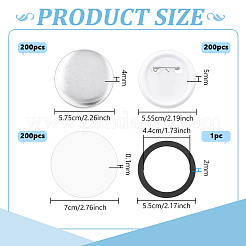 Iron Badge Button&nbsp;DIY-WH0816-400