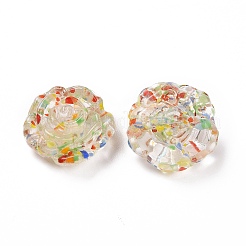 Handmade Lampwork Flower Beads&nbsp;X-LAMP-C004-05A