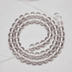 Grade A Natural Quartz Crystal Beads Strands&nbsp;G-R439-02-6mm