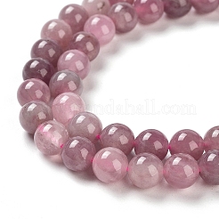 Natural Madagascar Rose Quartz Beads Strands&nbsp;G-B076-A01-02