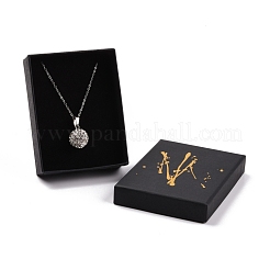 Hot Stamping Cardboard Jewelry Packaging Boxes&nbsp;CON-B007-01E