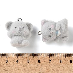 Flocking Opaque Resin Pendants&nbsp;RE-CBA4F9B-03