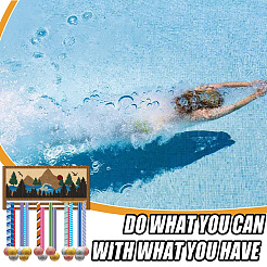 Wooden Medal Holder&nbsp;AJEW-WH20030-005