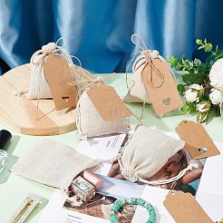 10Pcs Cotton Packing Pouches Drawstring Bags&nbsp;ABAG-NB0001-41B