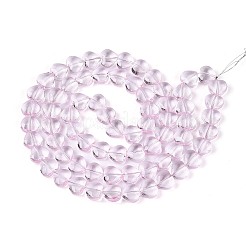 Baking Paint Transparent Glass Beads Strands&nbsp;DGLA-N021-01B-04