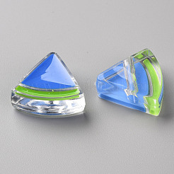 Transparent Enamel Acrylic Beads&nbsp;TACR-S155-001K