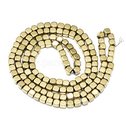 Electroplate Non-magnetic Synthetic Hematite Beads Strands&nbsp;G-S352-59A-01
