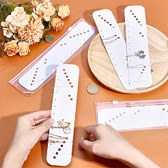 8Pcs PVC Tangled Necklace Display Cards&nbsp;NDIS-NB0001-10
