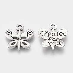 Tibetan Style Alloy Charms&nbsp;LS-TIBEP-T052-15AS-RS