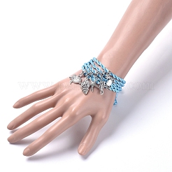 (Jewelry Parties Factory Sale)Charm Bracelet Sets&nbsp;BJEW-JB04861