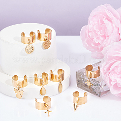 304 Stainless Steel Open Cuff Rings&nbsp;RJEW-UN00020