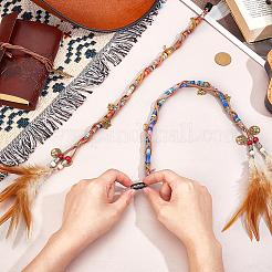 2Pcs Elastic Wrapped Core Cord & Flat Faux Suede Cord Wigs&nbsp;HJEW-PH02263