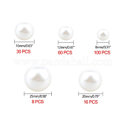 Resin Imitation Pearl Beads&nbsp;RESI-CA0001-07