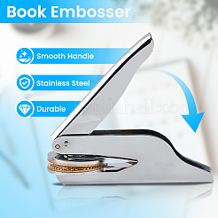 Stainless Steel Seal Embosser&nbsp;TOOL-WH0124-023