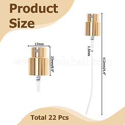22Pcs PP Perfume Atomizer Pump&nbsp;FIND-HS0002-74