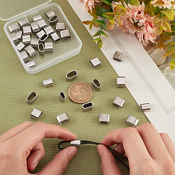 40Pcs 4 Style 304 Stainless Steel Spacer Beads&nbsp;STAS-PH0004-68