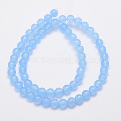 Natural & Dyed Malaysia Jade Bead Strands&nbsp;G-A146-6mm-A20