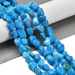 Natural Howlite Beads Strands&nbsp;G-P497-01E-37