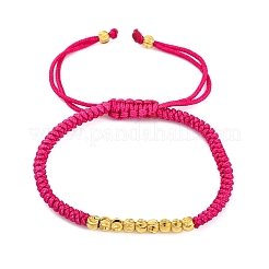 Polyester Cord Braided Bead Bracelets for Women&nbsp;BJEW-L698-01G-07