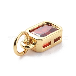 Glass Charms&nbsp;ZIRC-F131-17G
