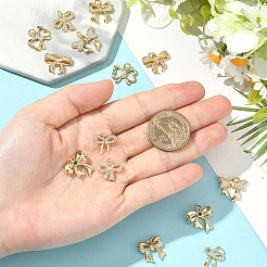 14Pcs 7 Styles Brass Micro Pave Cubic Zirconia Pendants&nbsp;KK-BBC0020-29