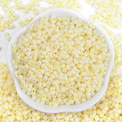 Opaque Colours Luster Glass Seed Beads&nbsp;X1-SEED-K010-04H