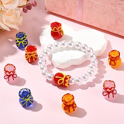 12Pcs 4 Colors Imitation Jade Glass Beads&nbsp;GLAA-CJ0002-97