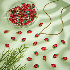 100Pcs Alloy Enamel Pendants&nbsp;ENAM-ME0001-55