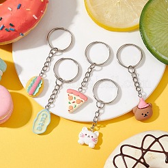 Bear/Cat/Food/Cloud Resin Keychain&nbsp;KEYC-JKC00650