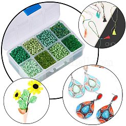 8/0 Round Glass Seed Beads&nbsp;SEED-PH0006-3mm-07