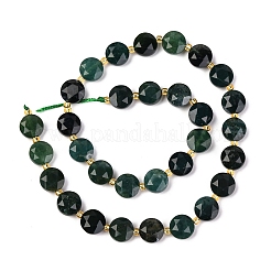 Natural Moss Agate Beads Strands&nbsp;G-C116-A92-01