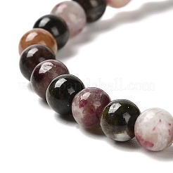 Natural Tourmaline Beaded Stretch Bracelets&nbsp;LS-BJEW-K233-02A-03
