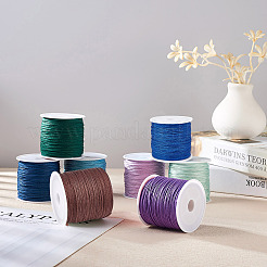 8 Rolls 8 Styles Nylon Braided Cord&nbsp;NWIR-YS0001-03