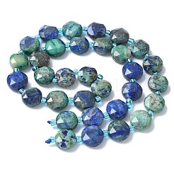 Natural Chrysocolla and Lapis Lazuli Beads Strands&nbsp;G-C116-A87-01